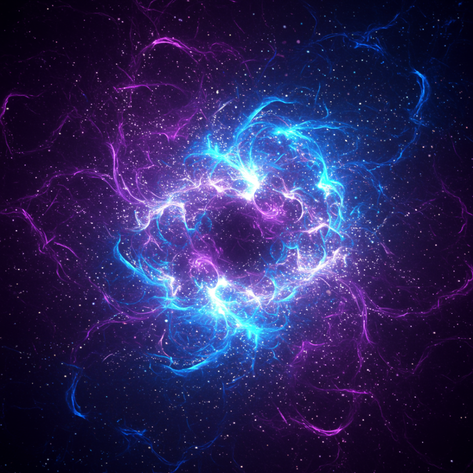 Abstract Painting 'Cosmic Dance